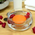 4 Inch Orange Floating Candles (3pc/Box)