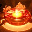 4 Inch Orange Floating Candles (24pcs/Case) Bulk