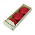 4 Inch Red Floating Candles (3pc/Box)