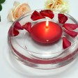 4 Inch Red Floating Candles (3pc/Box)