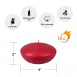4 Inch Red Floating Candles (3pc/Box)
