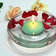 4 Inch Aqua Floating Candles (3pc/Box)