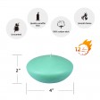 4 Inch Aqua Floating Candles (24pcs/Case) Bulk