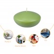 4 Inch Sage Green Floating Candles (3pc/Box)
