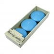 4 Inch Turquoise Floating Candles (24pcs/Case) Bulk