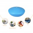 4 Inch Turquoise Floating Candles (24pcs/Case) Bulk