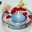 4 Inch Turquoise Floating Candles (24pcs/Case) Bulk