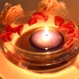 4 Inch Blue Floating Candles (3pc/Box)