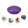 4 Inch Purple Floating Candles (24pcs/Case) Bulk