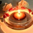 4 Inch Brown Floating Candles (3pc/Box)