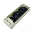 4 Inch Black Floating Candles (3pc/Box)
