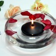 4 Inch Black Floating Candles (24pcs/Case) Bulk