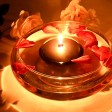 4 Inch Black Floating Candles (3pc/Box)