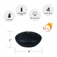 4 Inch Black Floating Candles (24pcs/Case) Bulk