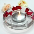 4 Inch Metallic Silver Floating Candles (3pc/Box)