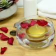 4 Inch Metallic Bronze Gold Floating Candles (3pc/Box)