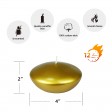 4 Inch Metallic Bronze Gold Floating Candles (3pc/Box)