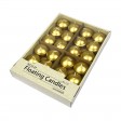 1 3/4 Inch Metallic Bronze Gold Floating Candles (288pcs/Case) Bulk