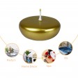 2 1/4 Inch Metallic Bronze Gold Floating Candles (96pcs/Case) Bulk