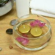 2 1/4 Inch Metallic Bronze Gold Floating Candles (96pcs/Case) Bulk