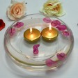 2 1/4 Inch Metallic Bronze  Gold Floating Candles (24pc/Box)