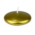 3 Inch Metallic Bronze Gold Floating Candles (12pc/Box)