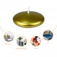3 Inch Metallic Bronze Gold Floating Candles (12pc/Box)