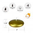 3 Inch Metallic Bronze Gold Floating Candles (12pc/Box)