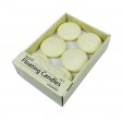 3 Inch Ivory Floating Candles (72pc/Cases)