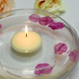 3 Inch Ivory Floating Candles (72pc/Cases)