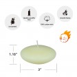 3 Inch Ivory Floating Candles (72pc/Cases)