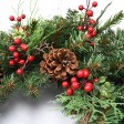 30 inch Christmas Wreath with Red Berries