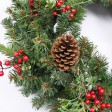 30 inch Christmas Wreath with Red Berries
