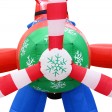 8FT Long Inflatable Santa Flies A Plane