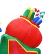 8FT Santa In The Train Inflatable