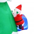 8FT Santas Climbing A Tree Inflatable