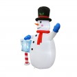 8FT Snowman with Sign Inflatable