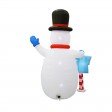 8FT Snowman with Sign Inflatable