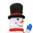 8FT Snowman with Sign Inflatable