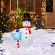 8FT Snowman with Sign Inflatable
