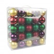 Combo 50Pc 3 Inch Shiny Glitter Square-Festive Blooms Christmas Ornament