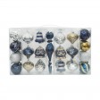 Combo 43Pk Asst Shapes-3 Gold/blue/Silver
