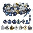 Combo 43Pk Asst Shapes-3 Gold/blue/Silver