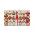 Combo 43Pk Asst Shapes-2 Red/Gold