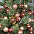 Combo 55Pc Christmas Ornament-Brown
