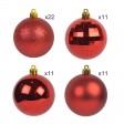 Combo 55Pc Christmas Ornament-Red