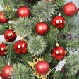 Combo 55Pc Christmas Ornament-Red