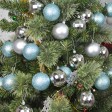 Combo 55Pc Christmas Ornament-Blue/Silver