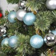 Combo 55Pc Christmas Ornament-Blue/Silver