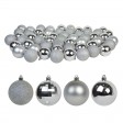Combo 55Pc Christmas Ornament-Silver